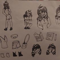 Mi proyecto del curso: Dibujo de personajes manga desde cero. Comic, Drawing, Manga, and Character Design project by Justo Villalaz - 12.28.2023