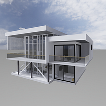 Mi proyecto del curso: Diseño y modelado arquitectónico 3D con Revit. Un projet de 3D, Architecture, Architecture d'intérieur, Modélisation 3D, Architecture numérique , et ArchVIZ de mariaemiliabeltranquincha - 29.12.2023