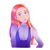 My project for course: Cartoon-Style Character Portraits with Procreate. Character Design, Digital Illustration, Digital Drawing, and Digital Painting project by Maria Caro - 12.28.2023