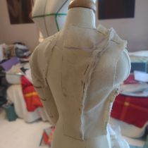 My project for course: Basics of Constructing Patterns on a Body. Fashion Design, Sewing, Patternmaking, and Dressmaking project by Flore Nzoghe - 12.29.2023