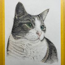My project for course: Pet Portraits in Colored Pencils. Traditional illustration, and Naturalistic Illustration project by Wendy van den Berg-Heyer - 12.29.2023