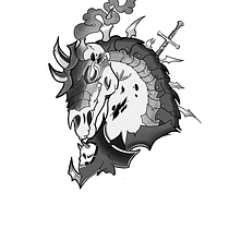 Mi proyecto del curso: Ilustración de tatuajes blackwork desde cero. Projekt z dziedziny Trad, c, jna ilustracja,  R, sunek, Ilustracja c, frowa, Projektowanie tatuaż, R, sunek c i frow użytkownika creepgamer05 - 28.12.2023