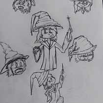 Mi proyecto del curso: Diario de dibujo: crea personajes fantásticos Ein Projekt aus dem Bereich Design von Figuren, Skizzenentwurf, Bleistiftzeichnung, Zeichnung und Sketchbook von adgacar1 - 29.12.2023