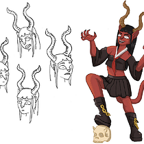 Mi proyecto final  Ein Projekt aus dem Bereich Traditionelle Illustration, Design von Figuren, Zeichnung, Digitale Illustration und Digitale Zeichnung von loleestar - 21.12.2023
