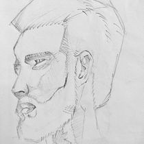 My project for course: Portrait Sketchbooking: Explore the Human Face. Un progetto di Bozzetti, Disegno, Disegno di ritratti, Disegno artistico e Sketchbook di yougraj - 29.12.2023