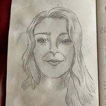 My project for course: Portrait Sketchbooking: Explore the Human Face. Un progetto di Bozzetti, Disegno, Disegno di ritratti e Disegno artistico di Fiona Gazzard - 30.12.2023