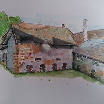 My project for course: Expressive Architectural Sketching with Colored Markers. Sketching, Drawing, Architectural Illustration, Sketchbook & Ink Illustration project by michaelfriedmann - 12.30.2023