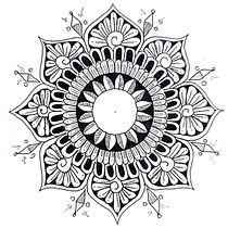 Mon projet du cours : L'art de dessiner des mandalas : créez des motifs géométriques Ein Projekt aus dem Bereich Zeichnung und Illustration mit Tinte von kermxav - 24.12.2023