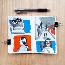 Mi proyecto del curso: Sketchbook para principiantes: aprende a dibujar tu entorno . Un projet de Illustration traditionnelle, Esquisse , Créativité, Dessin , et Carnet de croquis de Ana Salas - 30.12.2023