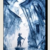 Mein Abschlussprojekt für den Kurs: Expressive Aquarellmalerei: Erstelle ansprechende Illustrationen. Projekt z dziedziny  Sztuki piękne,  Malarstwo i Malowanie akwarelą użytkownika Heidrun Kretschmer - 30.12.2023