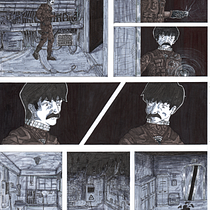 Mi proyecto del curso: Técnicas de entintado para cómic e ilustración. Traditional illustration, Fine Arts, Painting, Comic & Ink Illustration project by eq_22 - 12.30.2023