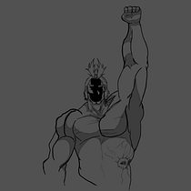 Meu projeto do curso: Ilustração para quadrinhos: a anatomia de um super-herói. Un progetto di Illustrazione tradizionale, Character design, Fumetto, Disegno a matita e Disegno anatomico di Marcus - 31.12.2023