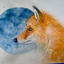 My project for course: Expressive Animal Portraits in Watercolor. Un proyecto de Ilustración tradicional, Pintura a la acuarela, Dibujo realista e Ilustración naturalista				 de hall_margaret244 - 01.01.2024