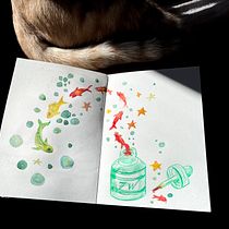 The toymaker's sketchbook: Illustration Techniques to Unlock your Creativity. Projekt z dziedziny Design, Trad, c, jna ilustracja,  Sztuki piękne,  Malarstwo, Kreat, wność, Kreat, wne zabaw, z dziećmi i Sketchbook użytkownika Marilyn Scott-Waters - 27.12.2023
