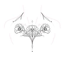 Mi proyecto del curso: Diseño de tatuajes botánicos con Procreate. Ilustração tradicional, Ilustração digital, Desenho de tatuagens e Ilustração botânica projeto de Maria Sanchez - 01.01.2024