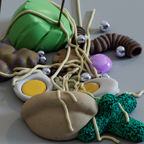 Il mio progetto del corso: Design 3D e animazione di oggetti divertenti. 3D, 3D Animation, 3D Modeling, and 3D Design project by Angelica Ballarini - 01.02.2024