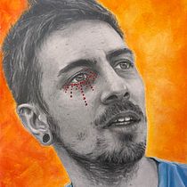 Mi proyecto del curso: Retrato contemporáneo en grafito. Un proyecto de Ilustración tradicional, Bellas Artes, Bocetado, Dibujo a lápiz, Dibujo, Dibujo de Retrato, Dibujo realista, Dibujo artístico y Dibujo anatómico de west.julieh - 01.05.2024