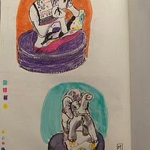 Mi proyecto del curso: Sketching diario: desarrolla tu visión artística. Un progetto di Illustrazione tradizionale, Bozzetti, Creatività, Disegno e Sketchbook di PAULA LAMA LAGOS - 02.01.2024