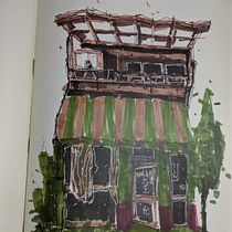 Mi proyecto del curso: Dibujo arquitectónico expresivo con marcadores de colores. Sketching, Drawing, Architectural Illustration, Sketchbook & Ink Illustration project by visualguil7 - 01.03.2024