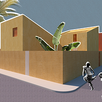 Meu projeto do curso: Representação gráfica de projetos arquitetônicos. Un projet de Architecture, Design graphique, Architecture d'intérieur, Design d'intérieur, Pa, sagisme, Collage, Architecture numérique et Illustration architecturale de Raquel Carla - 03.01.2024
