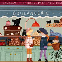 Mon projet du cours : Illustration numérique colorée sur Procreate Ein Projekt aus dem Bereich Traditionelle Illustration, Zeichnung, Digitale Illustration und Digitale Zeichnung von Aurelie - 02.01.2024