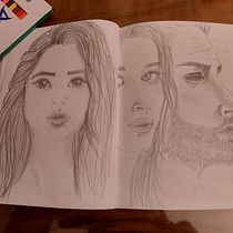 Il mio progetto del corso: Ritratto su blocco da disegno: esplora il volto umano. Un progetto di Bozzetti, Disegno, Disegno di ritratti, Disegno artistico e Sketchbook di Sonia Di Silvestre - 03.01.2024