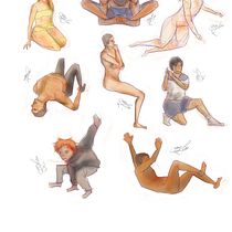 My project for course: Drawing the Human Figure & Expressive Poses. Fine Arts, Sketching, Drawing, Sketchbook, and Figure Drawing project by Mayra Flores - 12.26.2023