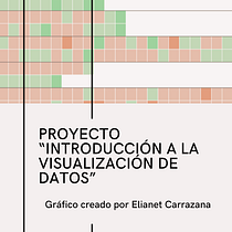 Mi proyecto del curso: Introducción a la visualización de datos. Un progetto di Design dell’informazione, Design interattivo, Multimedia e Infografica di Elianet Carrazana Moreno - 04.01.2024