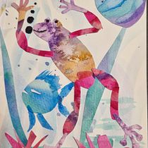 My project for course: Creative Watercolor Sketching for Beginners. Sketching, Creativit, Drawing, Watercolor Painting, and Sketchbook project by ninageraghty62 - 01.04.2024