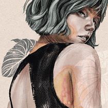 Mój projekt z kursu: Rysowanie portretów z użyciem Procreate. Projekt z dziedziny Ilustracja c, frowa i Portret użytkownika Agnieszka Stachurska - 04.01.2024