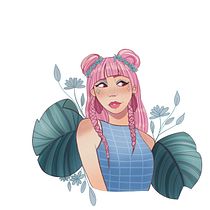 My project for course: Cartoon-Style Character Portraits with Procreate. Character Design, Digital Illustration, Digital Drawing, and Digital Painting project by Melissa Smith - 01.04.2024