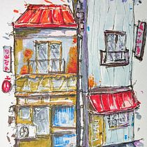 My project for course: Expressive Architectural Sketching with Colored Markers. Sketching, Drawing, Architectural Illustration, Sketchbook & Ink Illustration project by augiecrazy8 - 12.28.2023