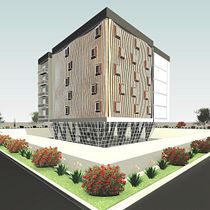 Mi proyecto del curso: Modelado de edificios paramétricos con Revit. Un projet de 3D, Architecture, Architecture d'intérieur, Modélisation 3D, Architecture numérique , et ArchVIZ de Diego Benjamin Quispe Acurio - 05.01.2024
