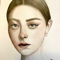 Mi proyecto del curso: Retrato en acuarela a partir de una fotografía. Traditional illustration, Watercolor Painting, and Portrait Drawing project by Katrina Martin Recio - 01.05.2024