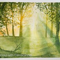 My project for course: Dreamy Watercolor Landscapes: Paint with Light. Un projet de Peinture , et Aquarelle de Charlotte Gardner - 05.01.2024
