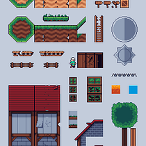 Mi proyecto del curso: Creación de escenarios pixel art para videojuegos. Un proyecto de Animación 2D, Animación 3D, Videojuegos, Pixel art, Diseño de videojuegos y Desarrollo de videojuegos de Francisco De Freitas - 05.01.2024