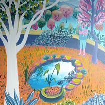 Mi proyecto del curso: Pintura acrílica paso a paso: crea paisajes increíbles. Acr, and lic Painting project by Marita Nadal Lizabe - 01.05.2024