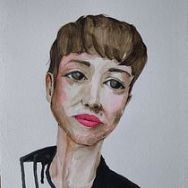 Mi proyecto del curso: Cuaderno de retratos en acuarela. Watercolor Painting, Painting, Portrait Drawing, and Sketchbook project by lu_serna - 01.06.2024