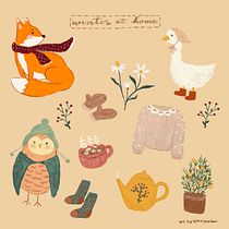 My project for course: Kawaii Illustration: Create Charming Characters Ein Projekt aus dem Bereich Traditionelle Illustration, Design von Figuren und Manga von Sarin Saraswati - 05.01.2024
