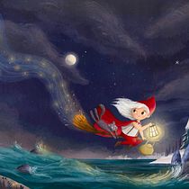 Il mio progetto del corso: Illustrazione per bambini con Procreate: dipingi scene magiche. Ilustração digital, Ilustração infantil, Pintura digital, e Álbum ilustrado projeto de Daniele Kueh - 06.01.2024