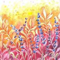 My project for course: Negative Watercolor Painting for Botanical Illustration Ein Projekt aus dem Bereich Traditionelle Illustration, Aquarellmalerei und Botanische Illustration von Andrea Csepeli - 06.01.2024