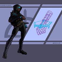 Meu projeto do curso: Concept art para design de personagens e worldbuilding Ein Projekt aus dem Bereich Traditionelle Illustration, Design von Figuren, Digitale Illustration, Concept Art, Digitale Zeichnung und Digitale Malerei von l.rocha.art - 03.04.2024
