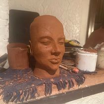 My project for course: Introduction to Clay Figurative Sculpture. Artes plásticas, e Escultura projeto de Kristīne Nicmane - 07.01.2024