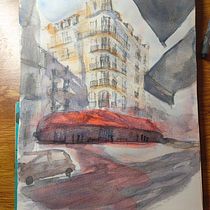 Il mio progetto del corso: Disegno architettonico con acquerello e inchiostro. Sketching, Drawing, Watercolor Painting, Architectural Illustration, Sketchbook & Ink Illustration project by Stefania Rinaldi - 01.07.2024