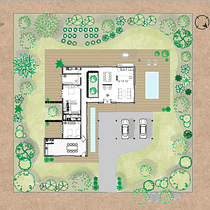 CASA SI - Introducción al diseño de paisajes. Un projet de Pa, sagisme, Illustration architecturale, Design d'espace , et Design d'intérieur de amparokirn5a - 07.01.2024