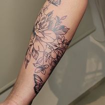 Mi proyecto del curso: Tatuaje para principiantes. Tattoo Design project by Ronald Juárez - 01.05.2024