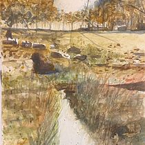 My project for course: Natural Landscapes in Watercolor. Un progetto di Belle arti, Pittura e Pittura ad acquerello di distefanomarina67 - 07.01.2024