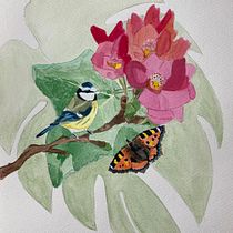 My project for course: Botanical Watercolor Painting of the Natural World. Artes plásticas, Pintura, Pintura em aquarela, Ilustração botânica e Ilustração naturalista projeto de Marion Berkhout - 08.01.2024