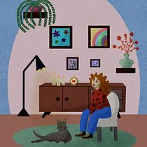 My project for course: Colorful Digital Illustration in Procreate. Un progetto di Illustrazione tradizionale, Disegno, Illustrazione digitale e Disegno digitale di Barbara Cardenas - 08.01.2024