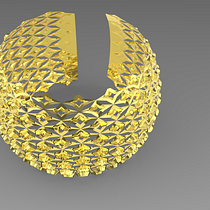 Mi proyecto del curso: Modelado 3D con Grasshopper en Rhinoceros Ein Projekt aus dem Bereich 3D, Industriedesign, Innenarchitektur, Produktdesign, 3-D-Modellierung, 3-D-Design und Schmuckdesign von ga_pau03 - 07.01.2024